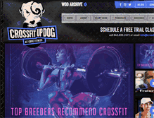 Tablet Screenshot of crossfitupdog.com